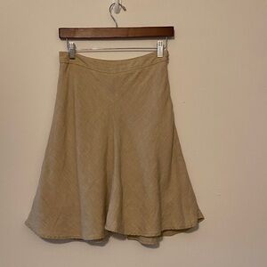 Banana Republic Tan Mini Skirt, size 0